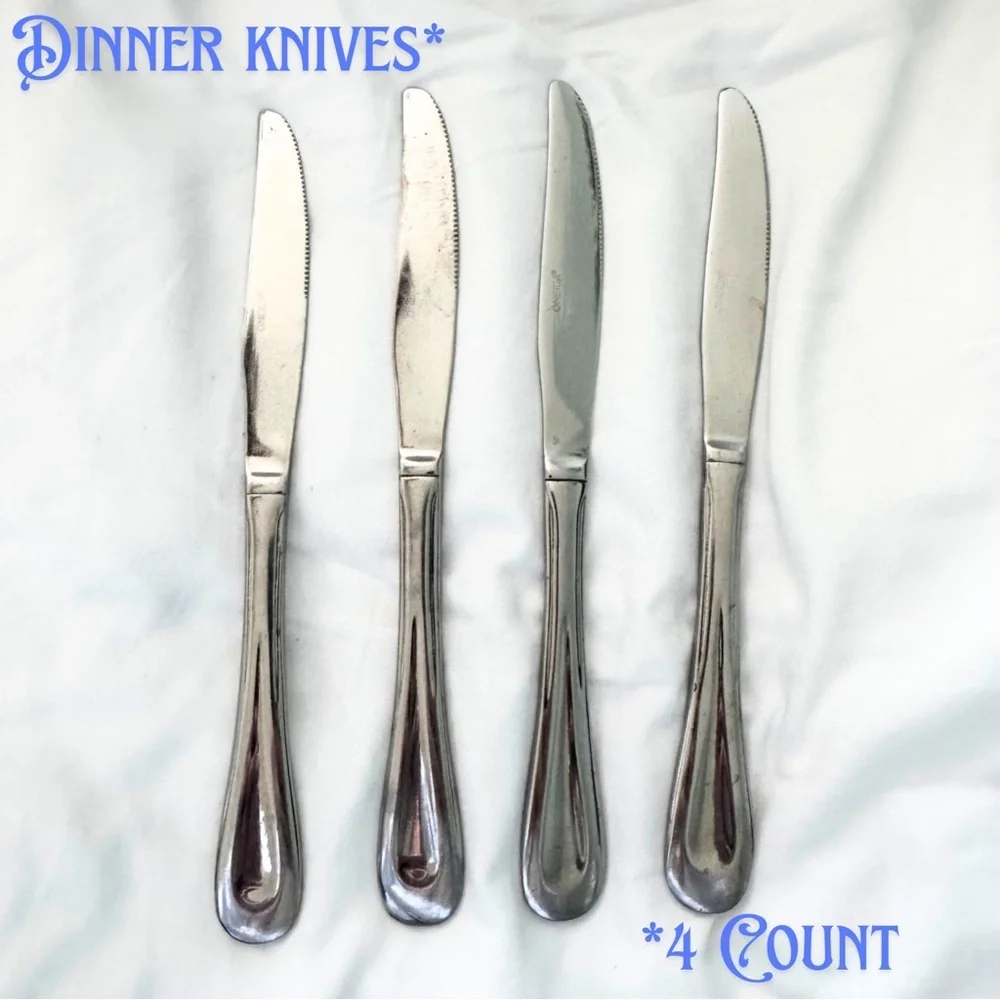 Oneida Flight Stainless Steel Flatware Set Service for 6 Never Used 28 Pieces